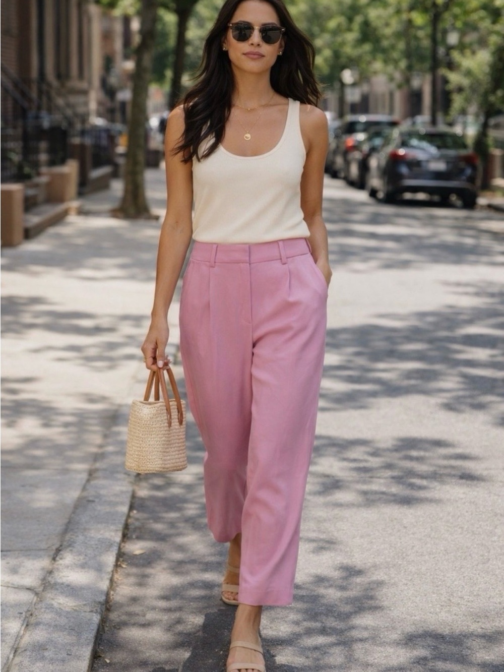 J. Crew Factory Wide-Leg Trouser Pant